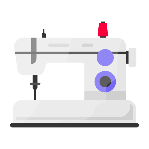 máquina de costura Generic Flat Ícone