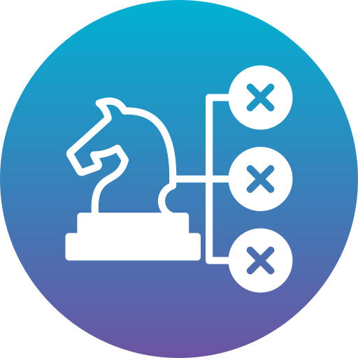 strategia d'affari Generic Flat Gradient icona