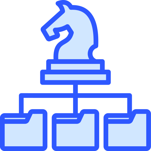 企画戦略 Generic Blue icon