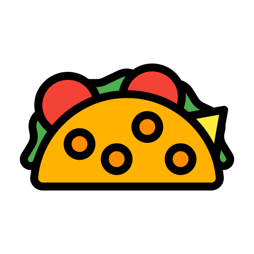 tacos Generic Outline Color icono
