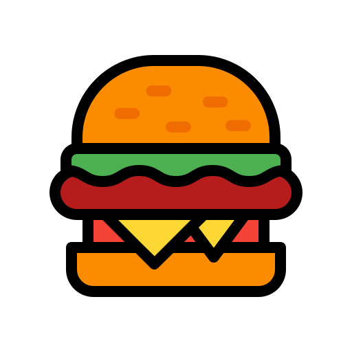 hamburger Generic Outline Color Ícone