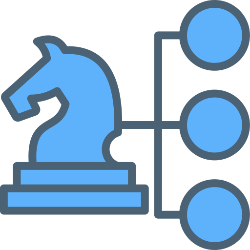 strategia biznesowa Generic Blue ikona