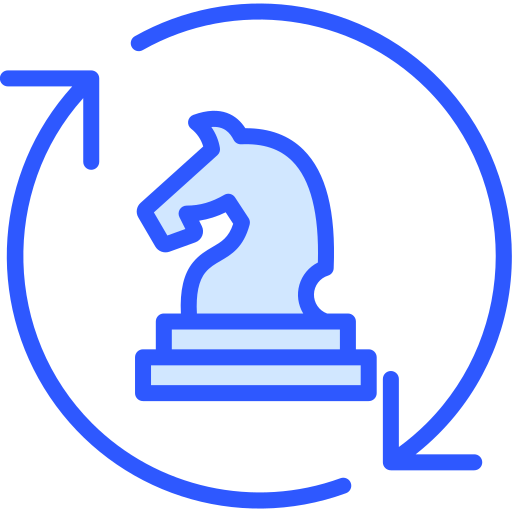 ストラテジー Generic Blue icon
