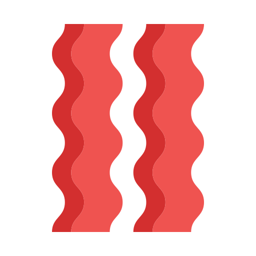 fatias de bacon Generic Flat Ícone