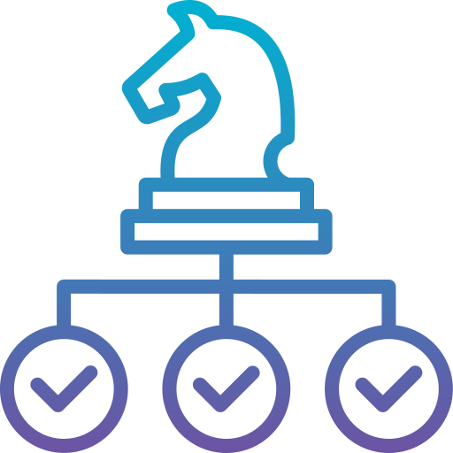 stratégie d'entreprise Generic Gradient Icône