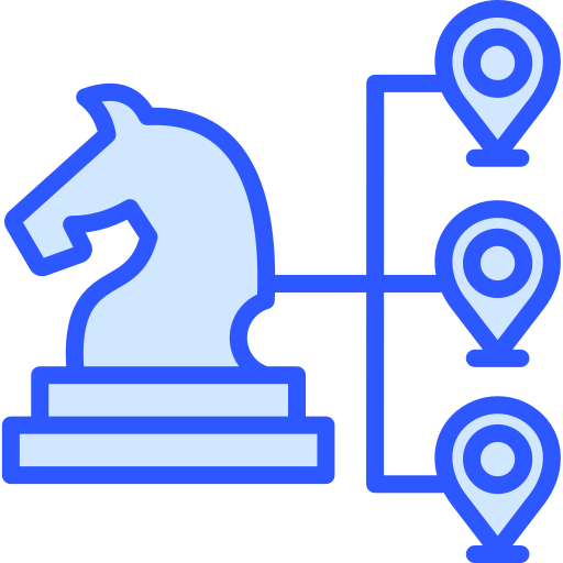 事業戦略 Generic Blue icon