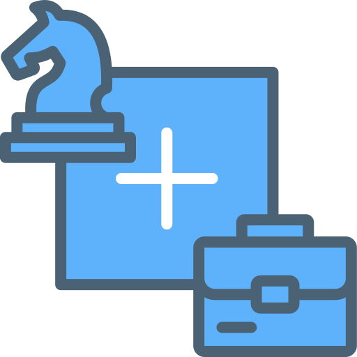 기획 전략 Generic Blue icon