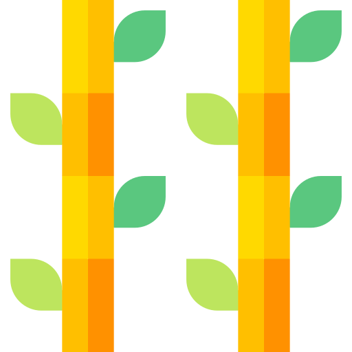 대나무 Basic Straight Flat icon