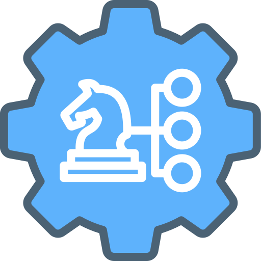 企画戦略 Generic Blue icon