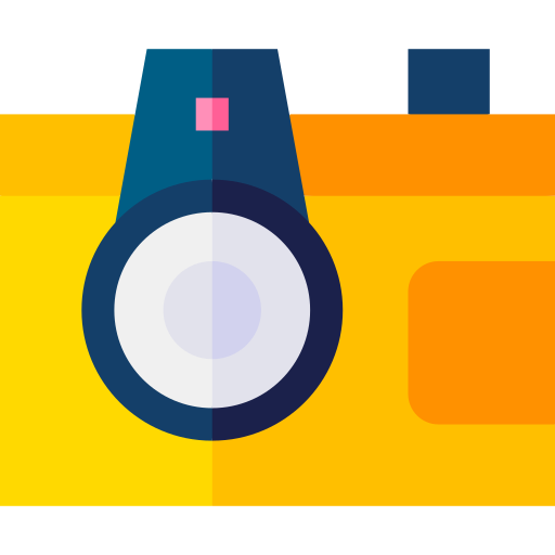 cámara Basic Straight Flat icono