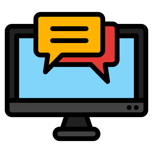chat-app Generic Outline Color icon