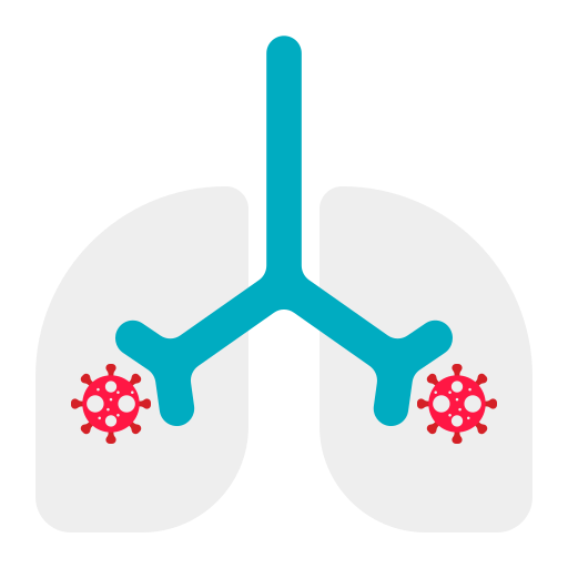 感染した肺 Generic Flat icon