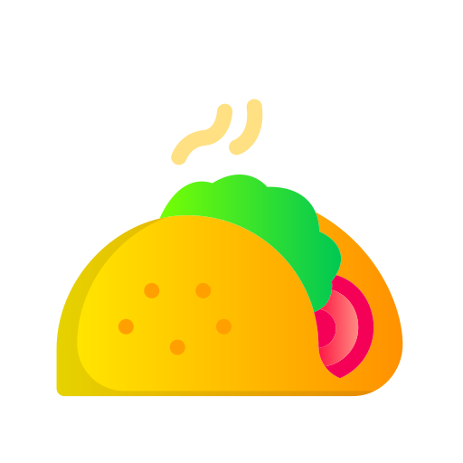 tacos Generic Flat Gradient icona