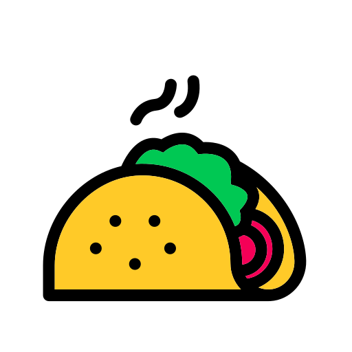 tacos Generic Outline Color ikona