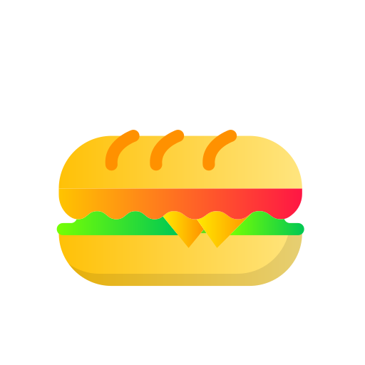 sandwich Generic Flat Gradient icon