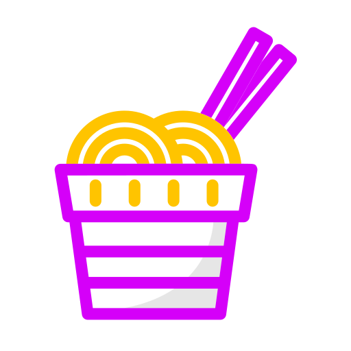 Noodle bowl Generic Outline Color icon