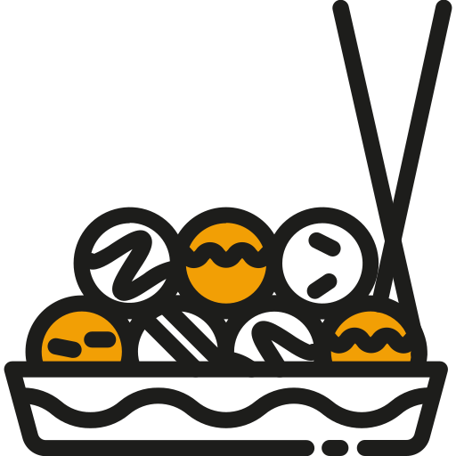 takoyaki Generic Fill & Lineal icono