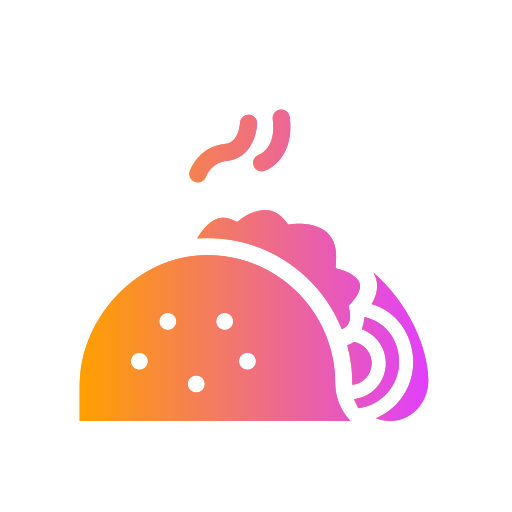 tacos Generic Flat Gradient Icône