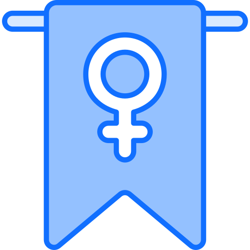 dzień kobiet Generic Blue ikona