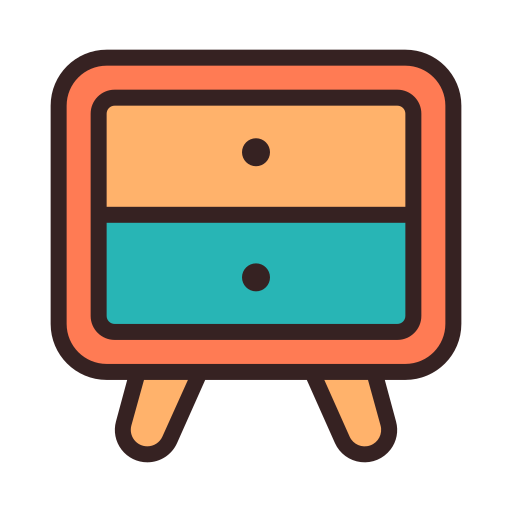 Chest of drawers Generic Outline Color icon
