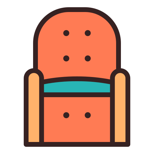 fotel Generic Outline Color ikona