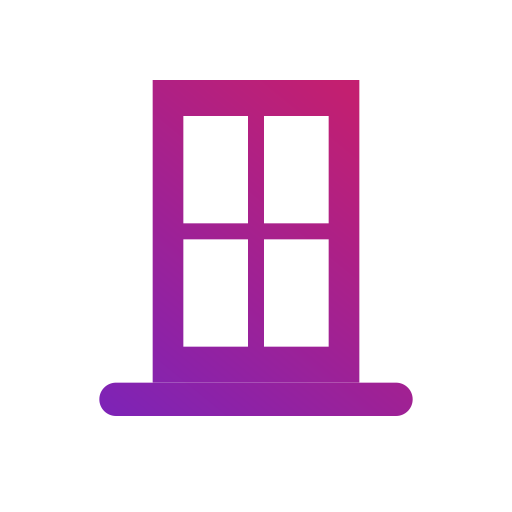 ventana Generic Flat Gradient icono