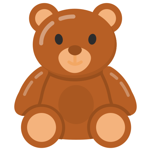 oso de peluche Generic Flat icono