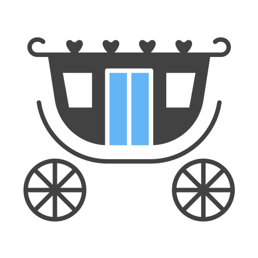 le chariot Generic Blue Icône