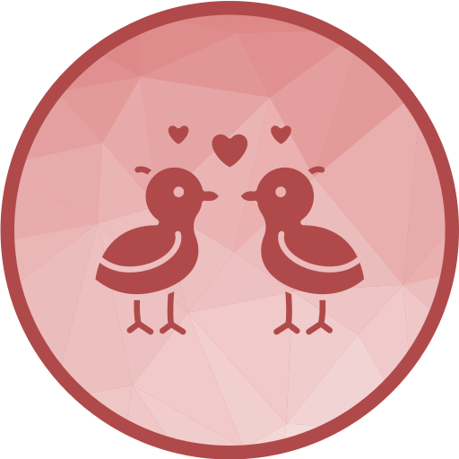 pájaros del amor Generic Circular icono