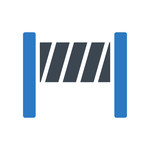 barrière routière Generic Blue Icône