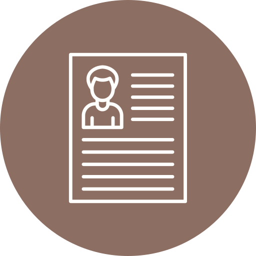 curriculum vitae Generic Flat icono