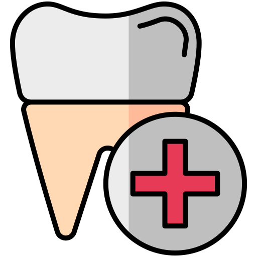 Стоматологическая помощь Generic Outline Color иконка