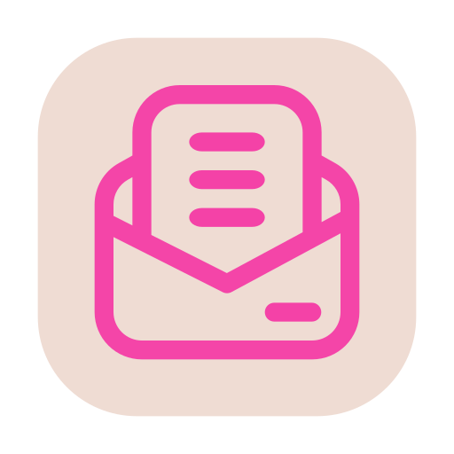 Inbox mail Generic Square icon