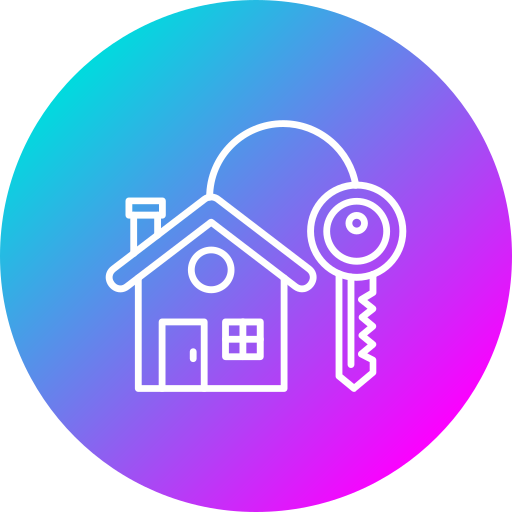 House key Generic Flat Gradient icon