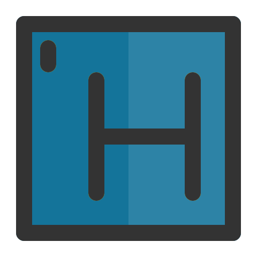 Hydrogen Generic Outline Color icon