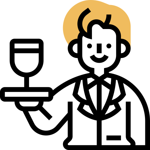 mayordomo Meticulous Yellow shadow icono