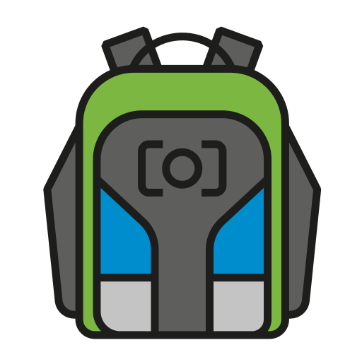 Camera bag Generic Outline Color icon