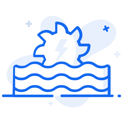 해양 에너지 Generic Blue icon