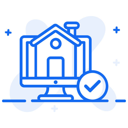 Real estate Generic Blue icon