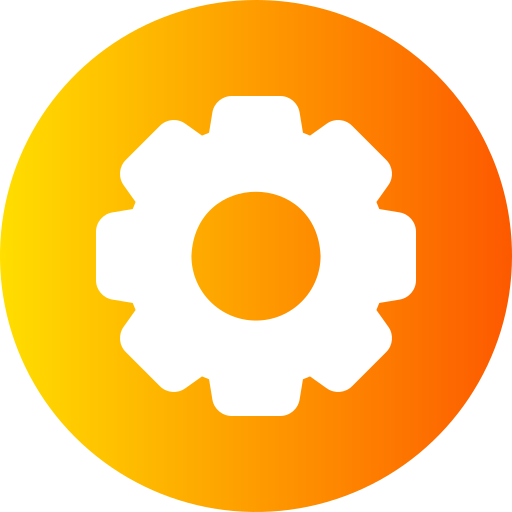 Settings Generic Flat Gradient icon