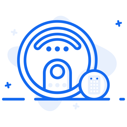 ロボット掃除機 Generic Blue icon