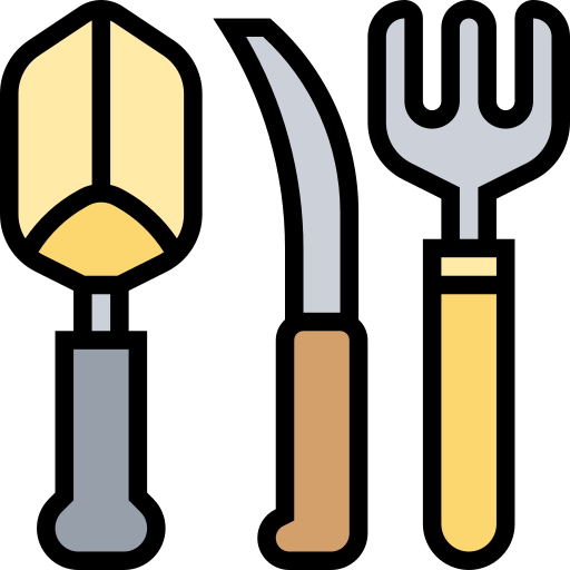 narzędzia ogrodnicze Meticulous Lineal Color ikona