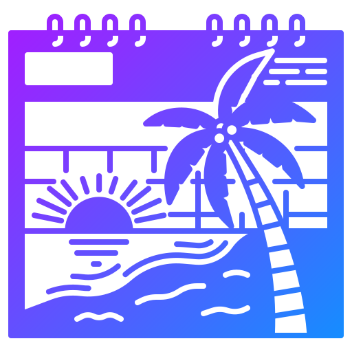 여름 Generic Flat Gradient icon