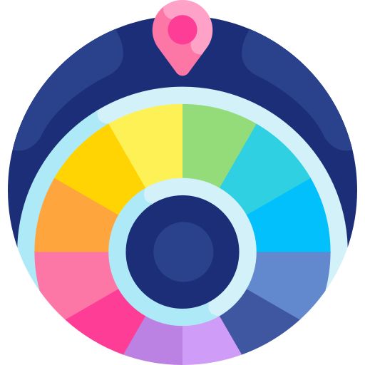 Color wheel Detailed Flat Circular Flat icon