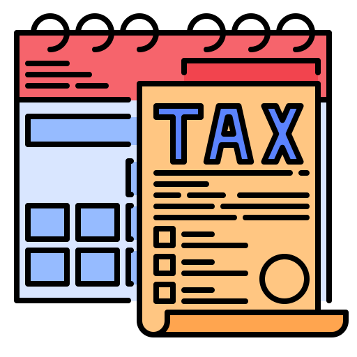 impôt Generic Outline Color Icône