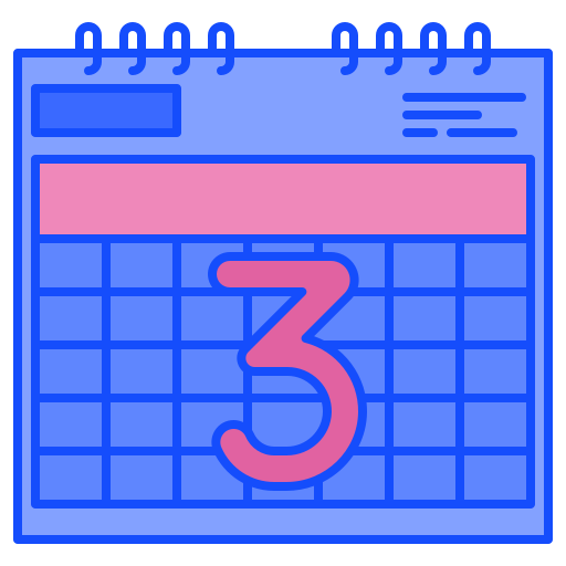 Calendar Generic Outline Color icon