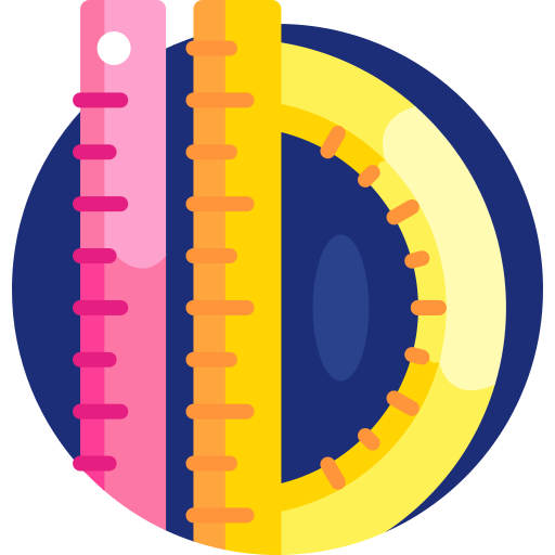定規 Detailed Flat Circular Flat icon