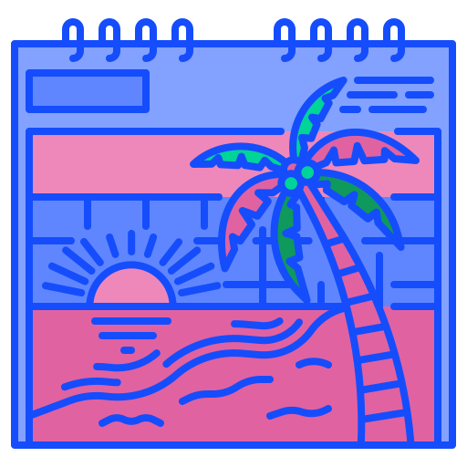 Summer Generic Outline Color icon