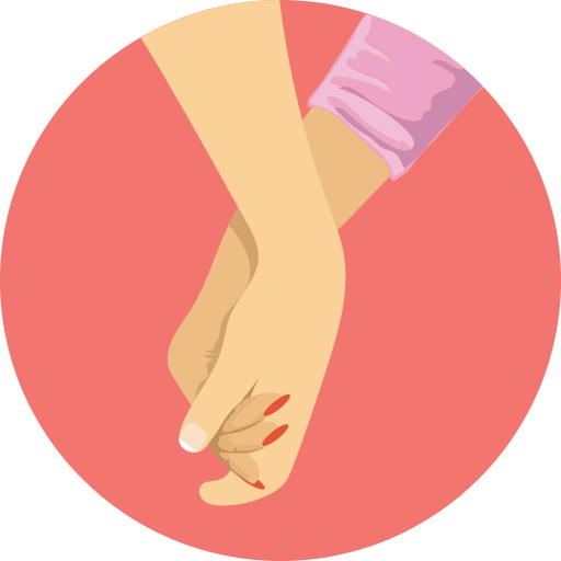 Holding Hands Generic Circular icon