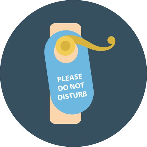 Do not disturb Generic Circular icon